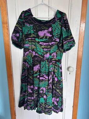 Thief and Bandit Alice Dress in pastoral print